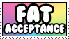 fat acceptance.